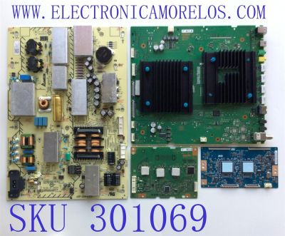 KIT DE TARJETAS PARA TV SONY / MAIN A-5011-896-A / A5011882A 098 / 1-003-688-21 / T-CON 5565T59C13 / 55.65T59.C13 / 55T41 C05 / DRIVER A5016210A / 1-004-243-22 / 1-004-242-22 / FUENTE 1-006-108-22 / AP-P341AM / 100610822 / 2955064203 / MODELO XBR-65X950H